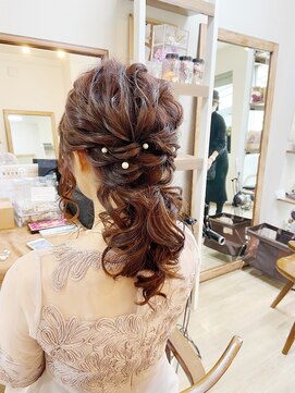 ロカット サロン(Roquat Salon) 結婚式ローポニーアレンジ 【ヘアアレンジ　立川/立川南/国立】