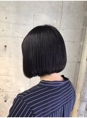ワンレンボブ_スリークボブ厚めバングローライト