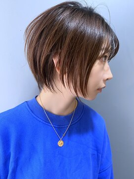 ラウンジ モリオ イケブクロ(Lounge MORIO Ikebukuro) 【morio池袋】大人かわいい長めのショートヘア♪