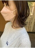 レイヤーボブ×インナーベージュ_海浜幕張