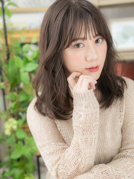 カバーヘア イヴ 戸頭店(COVER HAIR EVE) 大人巻きバレイヤージュくせ毛風抜け感ヘアc5戸頭20代30代40代