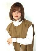《lien.自由が丘》大人可愛い20代.30代.40代小顔丸みボブ