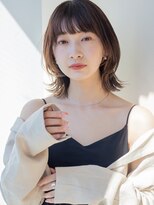 【白川】20代30代40代外ハネくびれボブダークグレージュ23.5.17