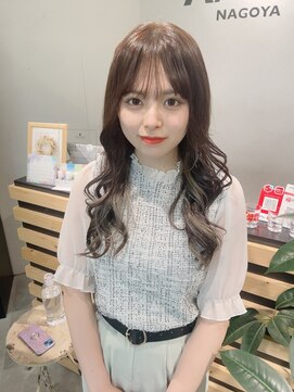 アイリー 名古屋(A/LEE) インナーカラー×アッシュベージュ