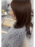 艶髪セミロング