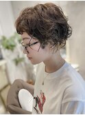 ショートボブ　コスメパーマ