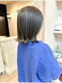 福山caaryハイライトローライトグレージュカラー
