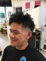 アスワ ２ブロックカーリーツイストスパイラルパーマ