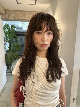 ガタカ(GATTACA) くせ毛風パーマ/ オリーブブラウン