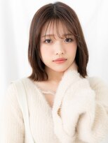 ドクターズ サロン ラブ(Dr's Salon LAB)&nbsp;ミストバング耳掛けアースカラー外ハネロブb古河20代30代