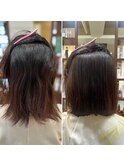 髪質改善ストレート