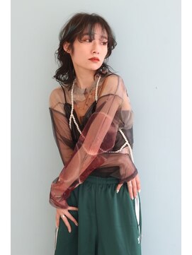 ラ シェンテ 宝塚(La Sente) おしゃれなニュアンスウルフパーマ