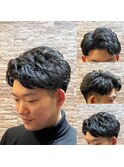 銀座 束感フェザー <理容室>メンズ