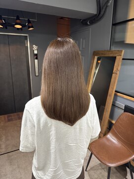 ロフティー 清澄白河(LOFTY) シンプルなのに洗練された透明感カラー/髪質改善トリートメント