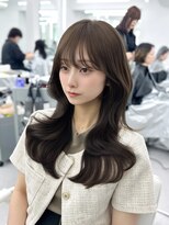 アマトウキョウ アユンチェ(AMA TOKYO×AYUNCHE) 韓国ヘア 2wayバング レイヤーカット くびれヘア 顔周り/