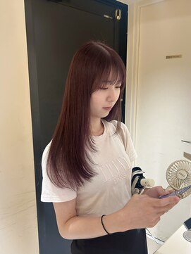 ヘアサロン ガリカ 表参道(hair salon Gallica) 〈ayumi〉ロングレイヤー×大人ピンクブラウン