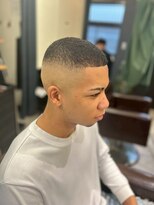 クフィア メンズヘアー カンポ 難波店(CUFFIA MEN'S HAIR CAMPO)&nbsp;おしゃれ坊主短髪メンズコンマバング波巻きパーマ