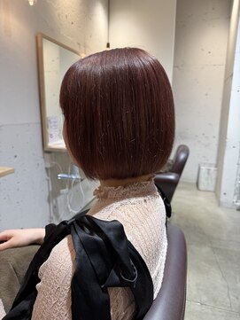 アルジャーノン グリーン(ALGERNON GREEN) ピンクベージュ×ボブ