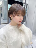 ロンド ジュルード 名古屋(Lond jeloud)&nbsp;ショート ボブ インナーカラー 韓国風5712