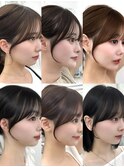 前髪顔まわり韓国ヘアレイヤーカットサイドバンク2wayバンク韓国