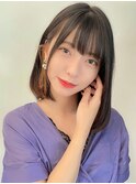 イヤリングカラーベージュインナーカラー暗めカラーネビージュ
