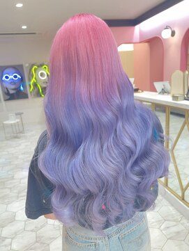 アマンドール(Aman D'or) ピンク、ラベンダーグラデーション