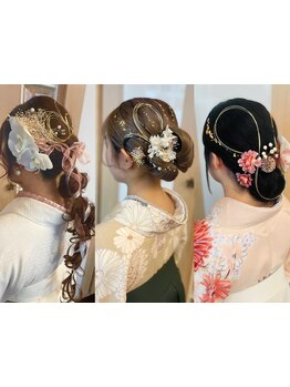 2026卒業式予約受付中!一日中崩れないセットと楽な着付けが好評なサロン◎