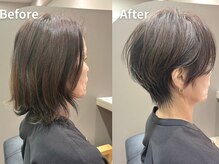 【ご新規の90%以上が40代以上のショートカットのお客様】「若く見え」「似合う」を叶える豊富な経験と実績