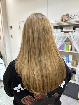 ▼ブリーチ×ベージュ▼