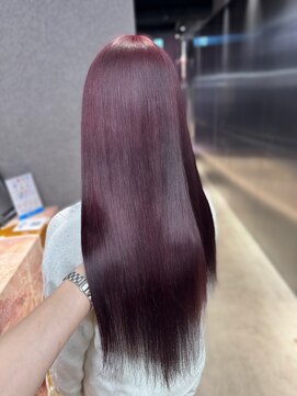 エン 栄店(enne) 大人ガーリー/ダークアッシュ/ミディアムレイヤーカット/栄