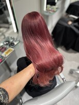 ユニックウメキタ(unique UMEKITA)&nbsp;髪質改善×韓国スタイル　チェリーピンク　20代/30代/