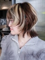 シオン(shion)&nbsp;おくれ毛顔周りレイヤーブリーチミディアム_ba579921