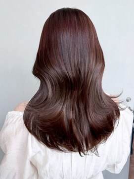 アイティーバイアルバム 八王子店(IT by ALBUM) ミディアム韓国ヘア顔周りレイヤー大人ガーリー_ba576712