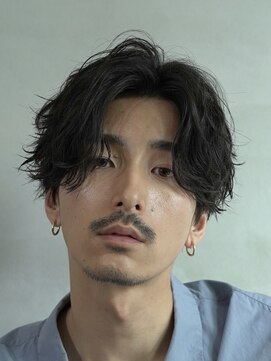 フィフスパーク(fifth PARK) 渋谷緩めフェザーパーマ毛流れパーマツイストスパイラルパーマ