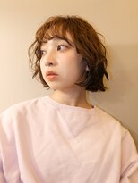 テテ ニコ(tete nico)&nbsp;【高橋啓太 】ミニボブ　×  ニュアンスパーマ