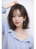 抜け感くびれ外ハネボブ30代40代◎大人可愛い外ハネボブ