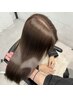 【学割U24】《ブリーチなし》カット＋艶カラー＋内部補修4stepTR　￥13000