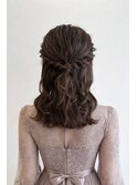 結婚式参列ヘアセット