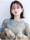 ボブミルクティーブロンドダークブルーワンホンレイヤー30代40代