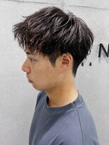 リオン 赤坂(RE:ON) ソフトツイストアップバングスタイル