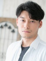 モッズヘアメン 札幌月寒店(mod's hair men) かき上げセンターパート波巻きパーマ刈り上げ韓国ヘアr札幌月寒