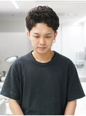 大人ショートパーマ【上野　竜司】
