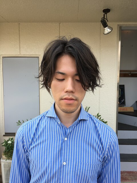 brush 森田祐輔　メンズライン　ミディアムグランジ