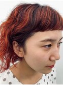 オレンジ×ハイライト