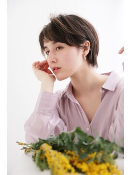 ルカ リノア(Luca lino:a) 大人ショート+立体感の出るハイライト/ニュアンスカラー