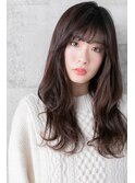 【mod's hair足利】大人可愛い!フェミニン☆暗髪×無造作カール