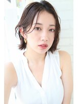 ヴィックス クリスタル(VIC’S crystal) 大人可愛いボブ＿ココアブラウン＿切りっぱなしボブ【チヒロ】
