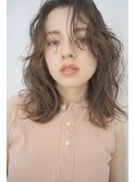 PearL/セミウェットウェーブ×アッシュオリーブ/グレーベージュ
