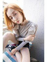 クラン(clan)&nbsp;前下がりボブ/モテ髪カタログ/小顔に見せるヘア/前髪カット