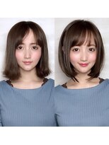 アフロート ギンザ(AFLOAT GINZA)&nbsp;AFLOAT GINZA【仲道 弘泰】顔周り&前髪カット【before→after】